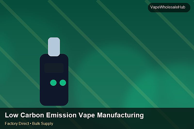 Low Carbon Emission Vape Manufacturing Bulk — Low Carbon Emission Vape Manufacturing Bulk: Wholesale Price | 2026 Edition photo 1