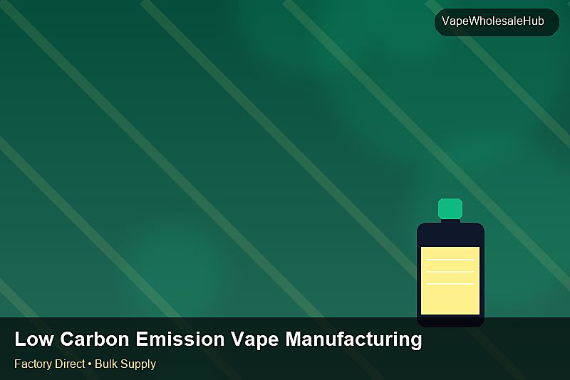 Low Carbon Emission Vape Manufacturing Bulk โ Low Carbon Emission Vape Manufacturing Bulk: Quality Inspection Checklist | 2026 Edition photo 2