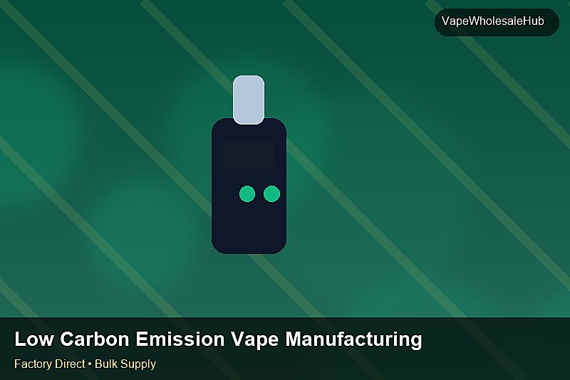 Low Carbon Emission Vape Manufacturing Bulk — Low Carbon Emission Vape Manufacturing Bulk: Volume Pricing Tiers | 2026 Edition photo 1