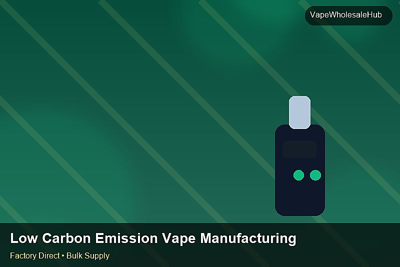 Low Carbon Emission Vape Manufacturing Bulk — Low Carbon Emission Vape Manufacturing Bulk: Payment Terms | 2026 Edition photo 1