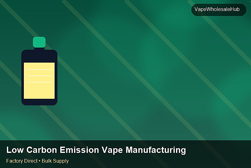Low Carbon Emission Vape Manufacturing Bulk — Low Carbon Emission Vape Manufacturing Bulk: Packaging Standards | 2026 Edition photo 1