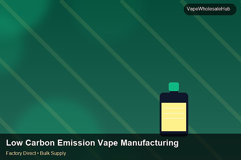 Low Carbon Emission Vape Manufacturing Bulk — Low Carbon Emission Vape Manufacturing Bulk: OEM & ODM Service | 2026 Edition photo 1