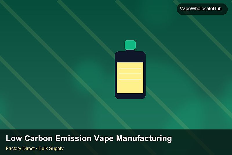 Low Carbon Emission Vape Manufacturing Bulk โ Low Carbon Emission Vape Manufacturing Bulk: Regulatory Update | 2026 Edition photo 2