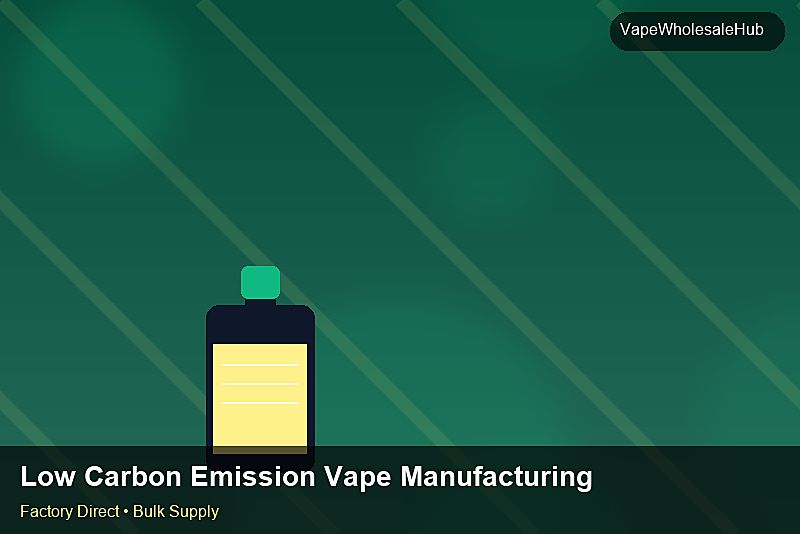 Low Carbon Emission Vape Manufacturing Bulk โ Low Carbon Emission Vape Manufacturing Bulk: Quality Control Process | 2026 Edition photo 2