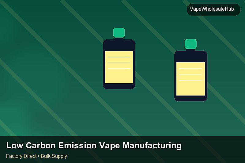 Low Carbon Emission Vape Manufacturing Bulk — Low Carbon Emission Vape Manufacturing Bulk: Sourcing Workflow | 2026 Edition photo 1
