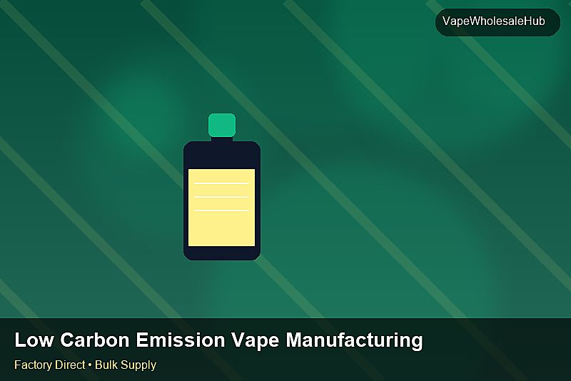 Low Carbon Emission Vape Manufacturing Bulk โ Low Carbon Emission Vape Manufacturing Bulk: Material & Ingredients | 2026 Edition photo 2