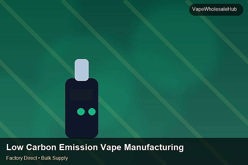 Low Carbon Emission Vape Manufacturing Bulk — Low Carbon Emission Vape Manufacturing Bulk: Distribution Channels | 2026 Edition photo 1