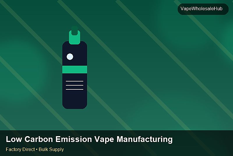 Low Carbon Emission Vape Manufacturing Bulk — Low Carbon Emission Vape Manufacturing Bulk: Inventory Management | 2026 Edition photo 1