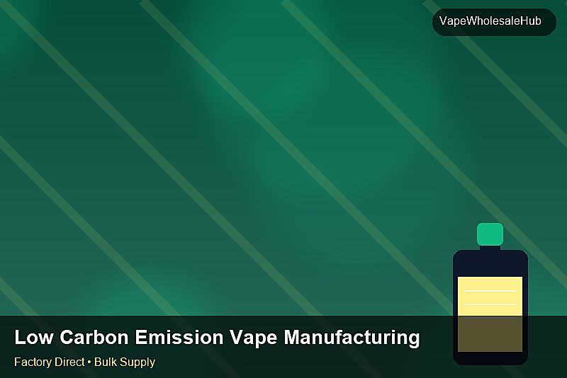Low Carbon Emission Vape Manufacturing Bulk โ Low Carbon Emission Vape Manufacturing Bulk: Eco-Friendly Materials | 2026 Edition photo 2