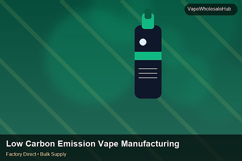 Low Carbon Emission Vape Manufacturing Bulk — Low Carbon Emission Vape Manufacturing Bulk: FAQ | 2026 Edition photo 1