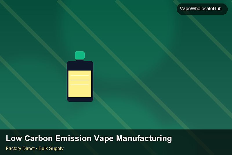 Low Carbon Emission Vape Manufacturing Bulk — Low Carbon Emission Vape Manufacturing Bulk: FAQ | 2026 Edition photo 2