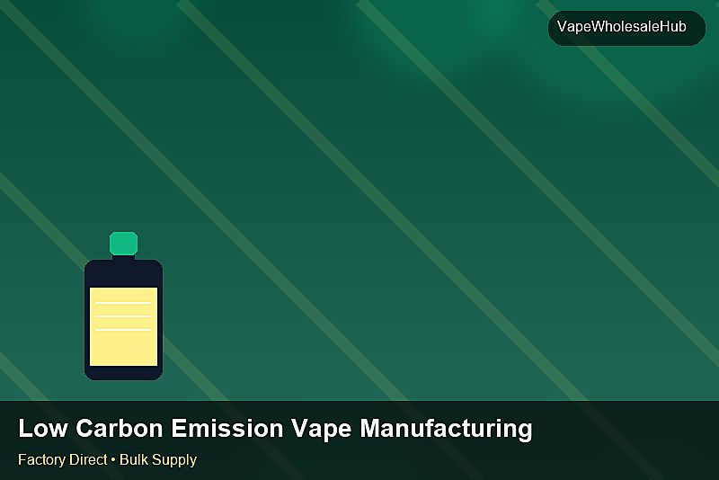Low Carbon Emission Vape Manufacturing Bulk — Low Carbon Emission Vape Manufacturing Bulk: Case Studies | 2026 Edition photo 2