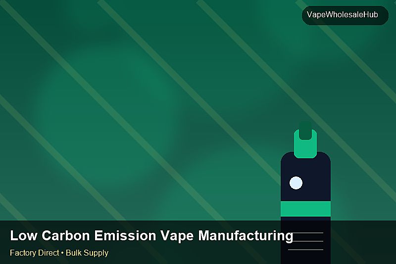 Low Carbon Emission Vape Manufacturing Bulk — Low Carbon Emission Vape Manufacturing Bulk: Margin Calculator | 2026 Edition photo 1