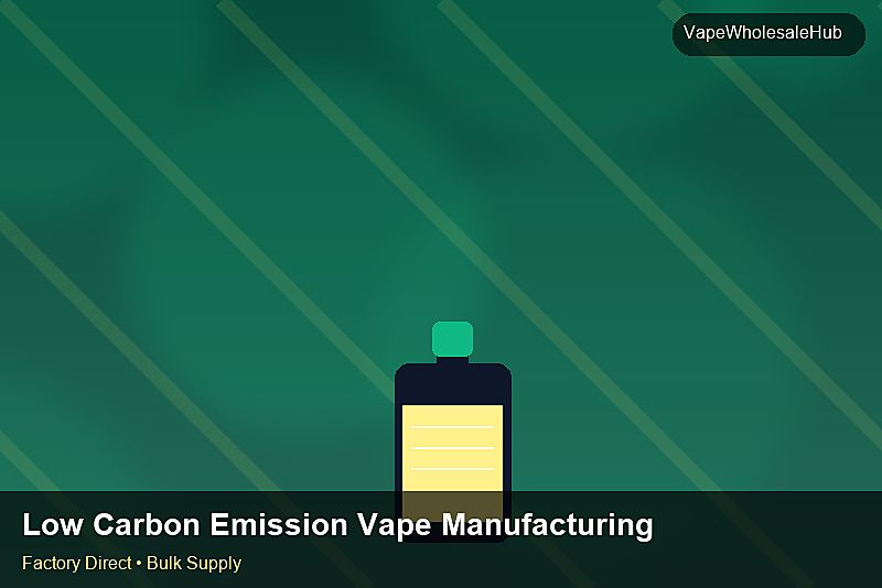 Low Carbon Emission Vape Manufacturing Bulk — Low Carbon Emission Vape Manufacturing Bulk: Beginner's Guide | 2026 Edition photo 1
