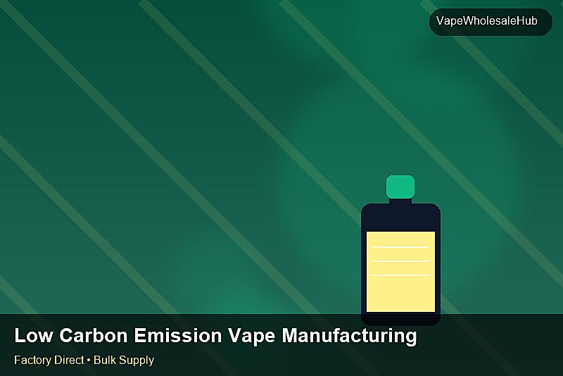 Low Carbon Emission Vape Manufacturing Bulk — Low Carbon Emission Vape Manufacturing Bulk: Beginner's Guide | 2026 Edition photo 2
