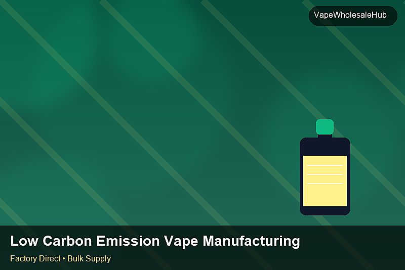 Low Carbon Emission Vape Manufacturing Bulk — Low Carbon Emission Vape Manufacturing Bulk: Advanced Sourcing | 2026 Edition photo 1