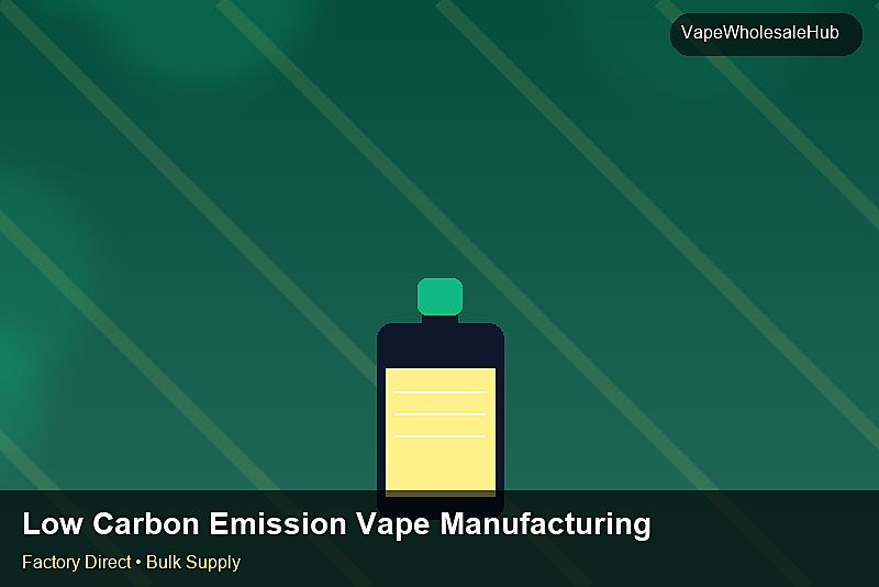 Low Carbon Emission Vape Manufacturing Bulk — Low Carbon Emission Vape Manufacturing Bulk: Procurement Checklist | 2026 Edition photo 1