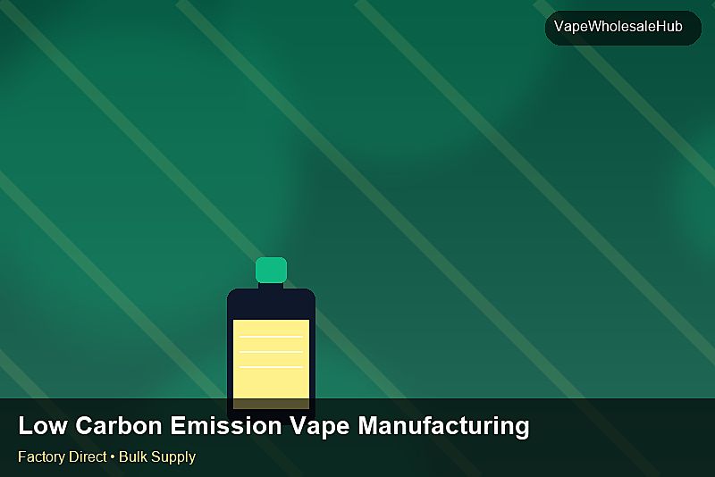 Low Carbon Emission Vape Manufacturing Bulk — Low Carbon Emission Vape Manufacturing Bulk: Procurement Checklist | 2026 Edition photo 2